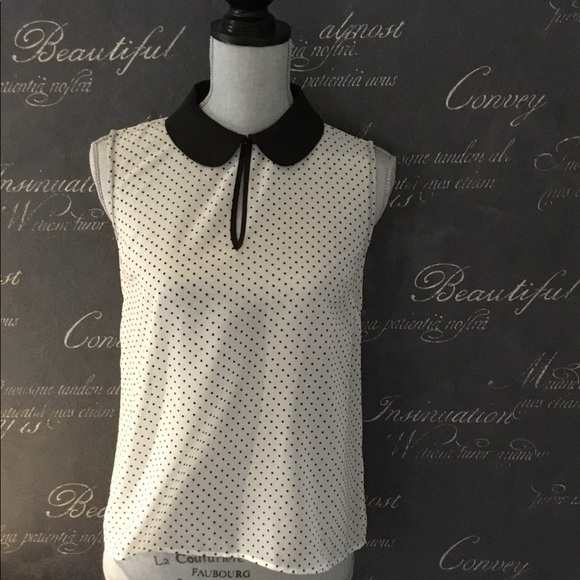 Jack Wills Tops - Jack Wills Polka Dot Blouse